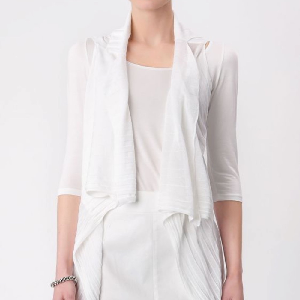SARAH PACINI Sleeveless Cardigan